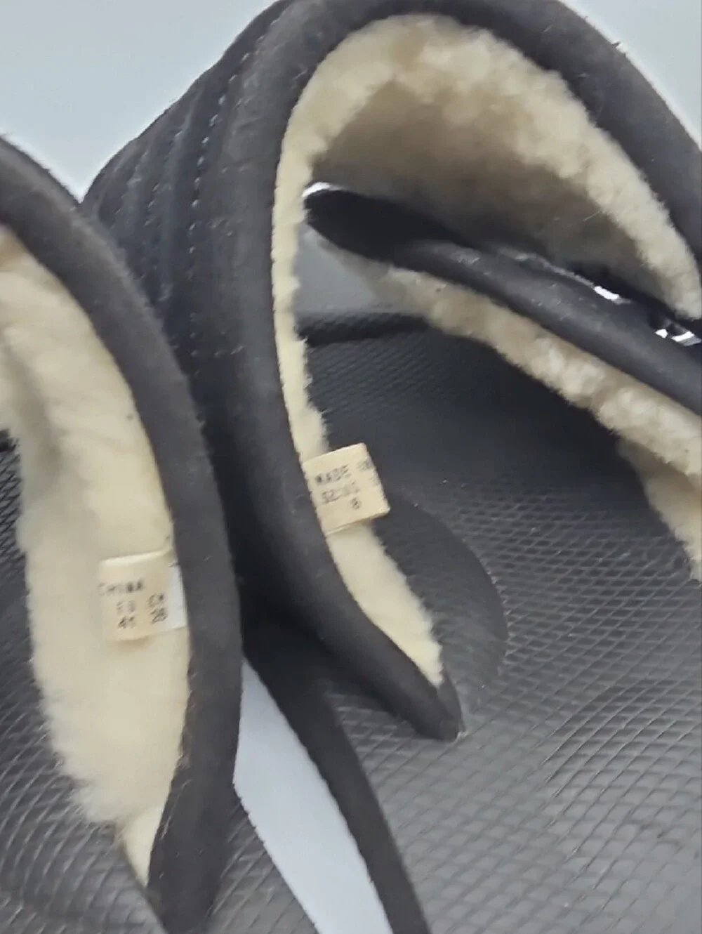 Suicoke Black Quilted Slide Sandals